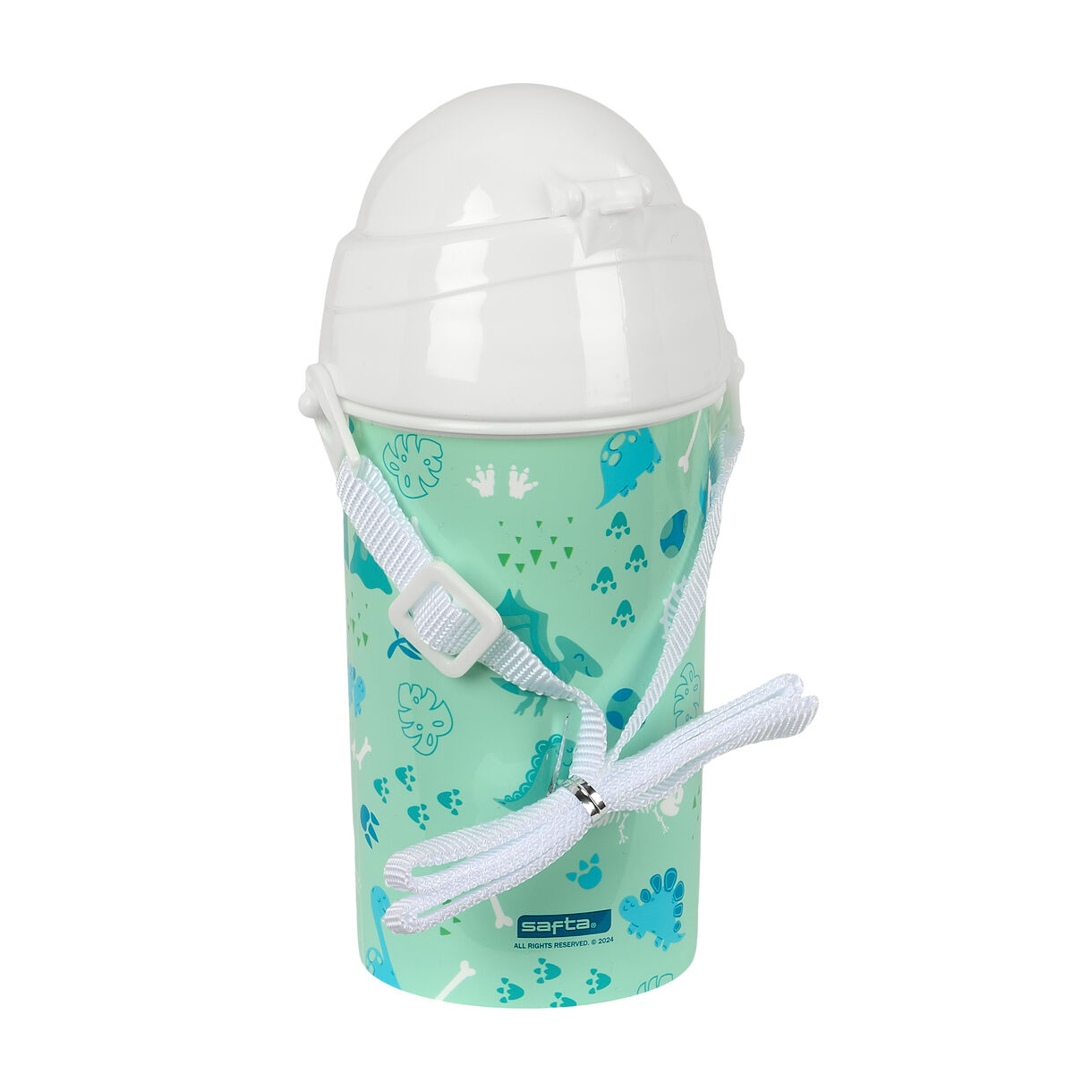 Wasserflasche Safta Dino grün PVC 500 ml